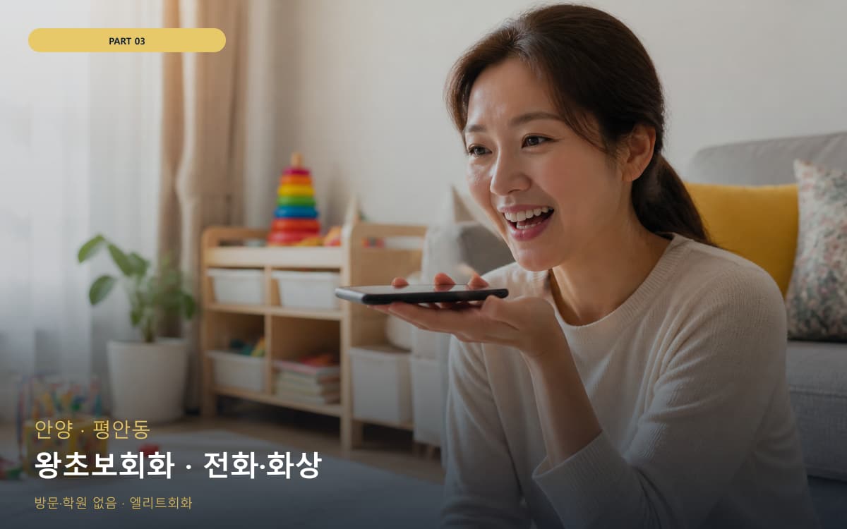 왕초보회화 · 전화·화상