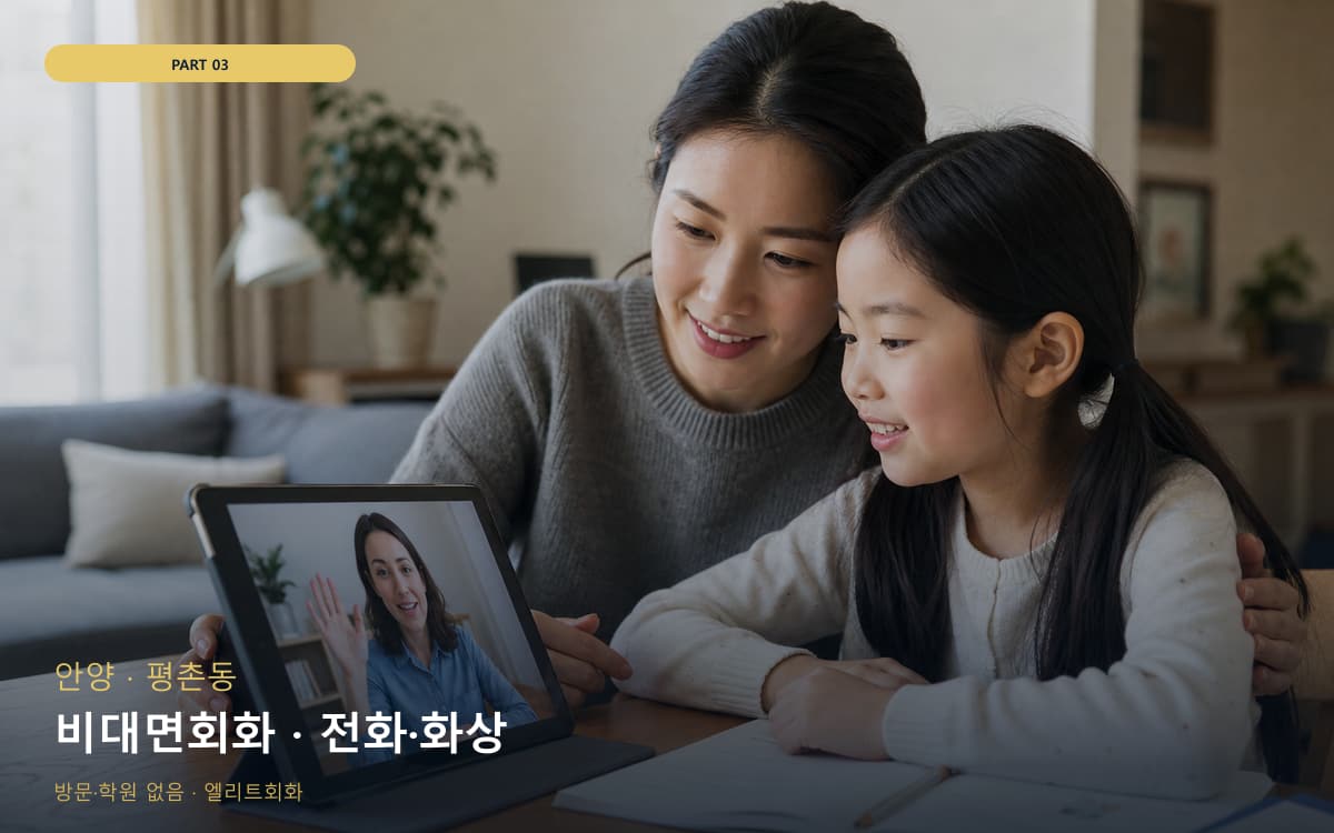 비대면회화 · 전화·화상
