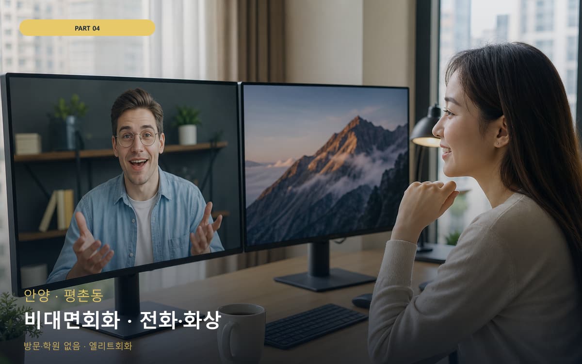 비대면회화 · 전화·화상