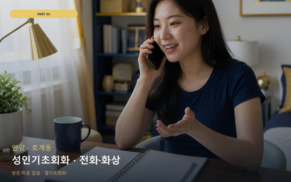 성인기초회화 · 전화·화상