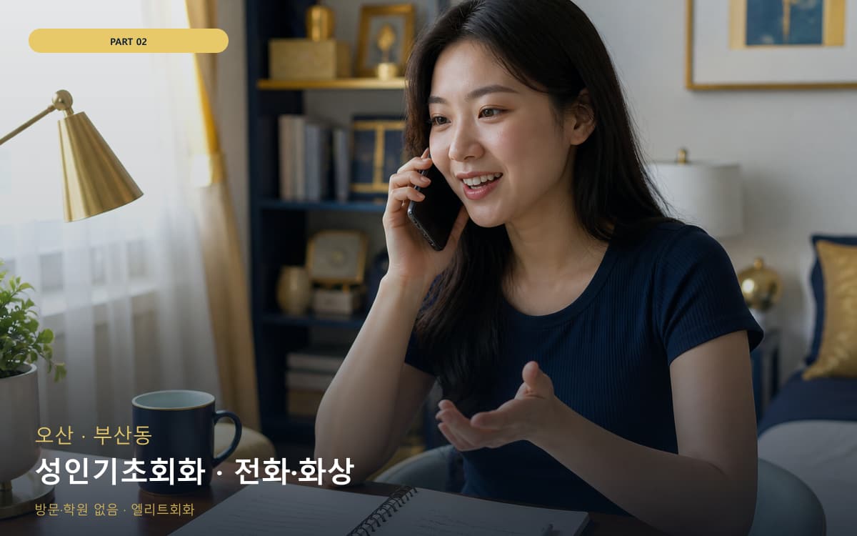 성인기초회화 · 전화·화상