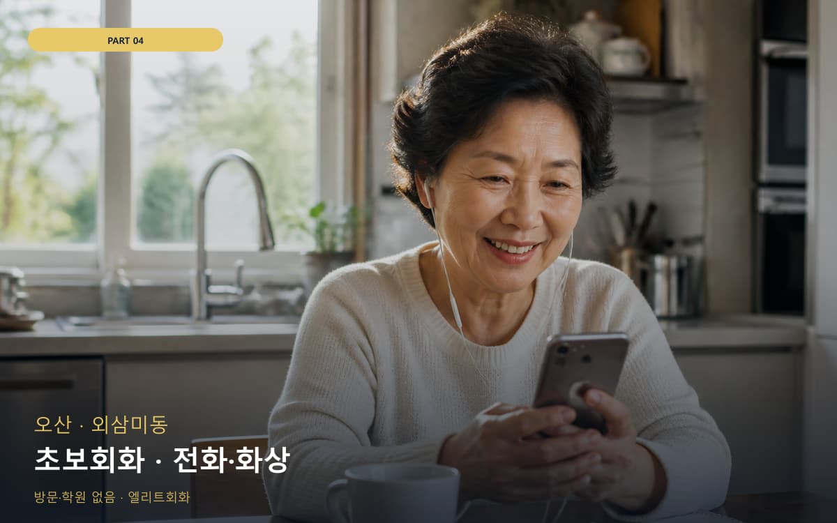 초보회화 · 전화·화상