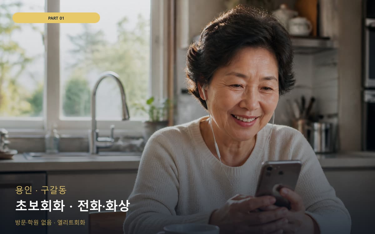 초보회화 · 전화·화상