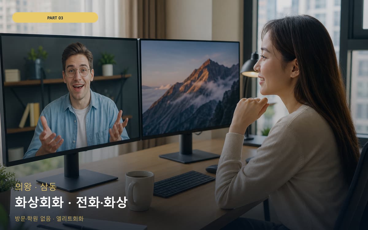 화상회화 · 전화·화상