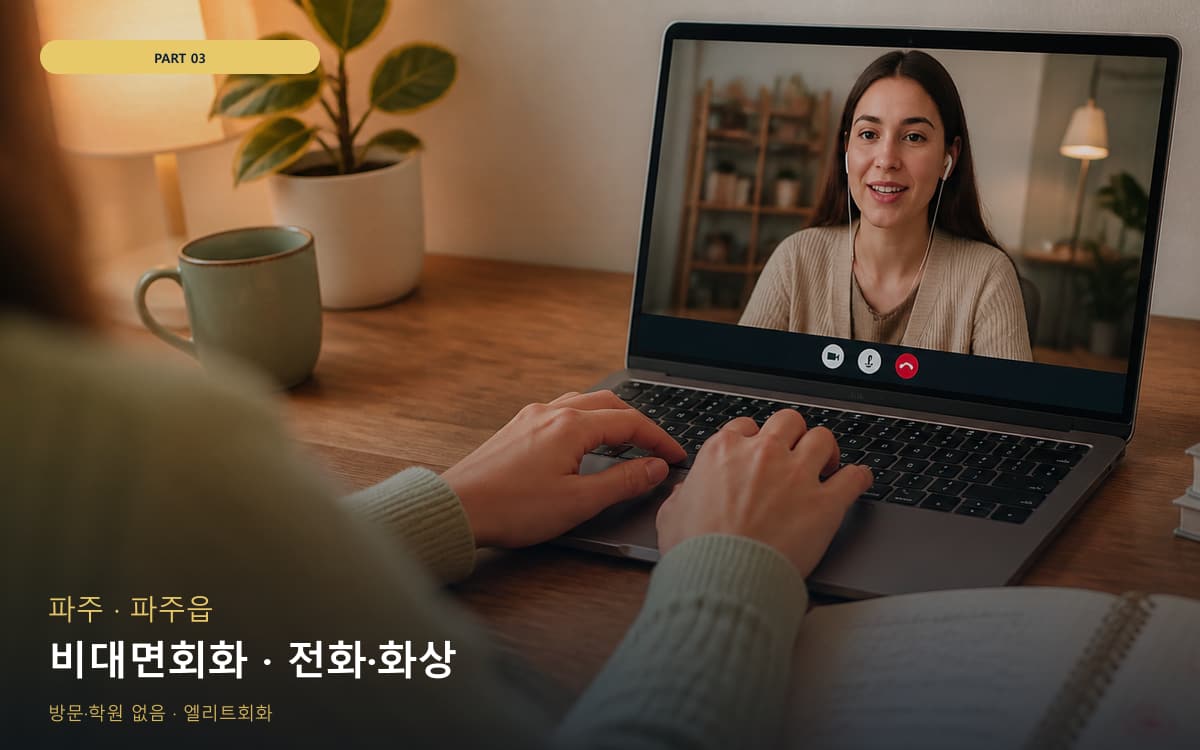 비대면회화 · 전화·화상