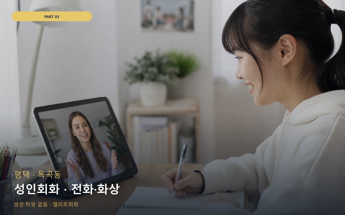 성인회화 · 전화·화상
