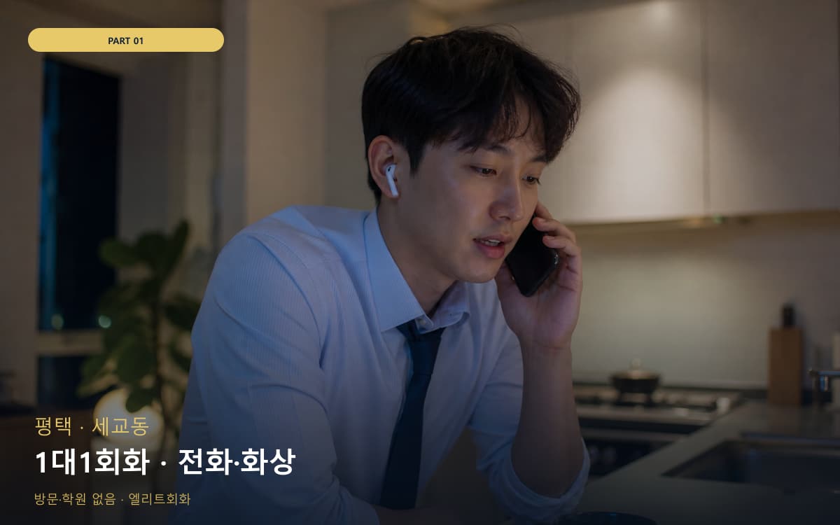 1대1회화 · 전화·화상