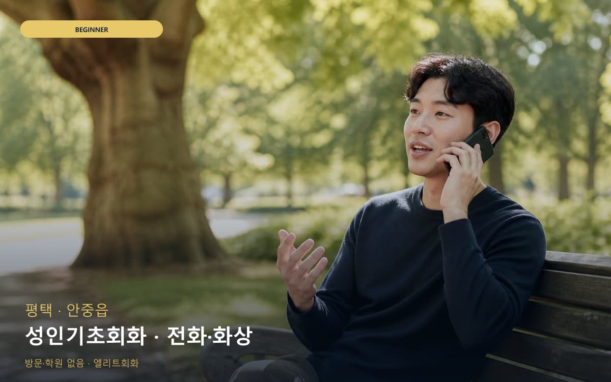 평택 비전동 성인기초회화 쉬운패턴 무료체험 