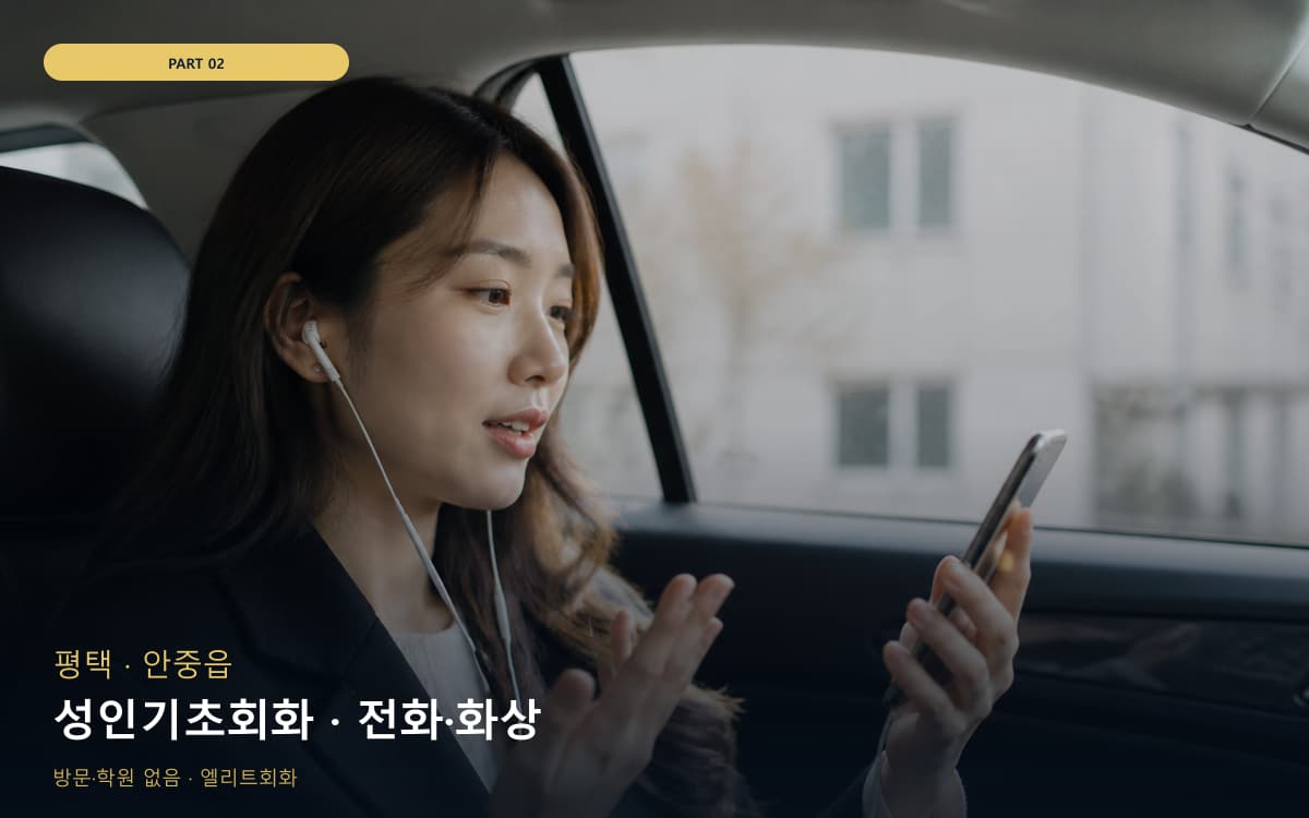 성인기초회화 · 전화·화상