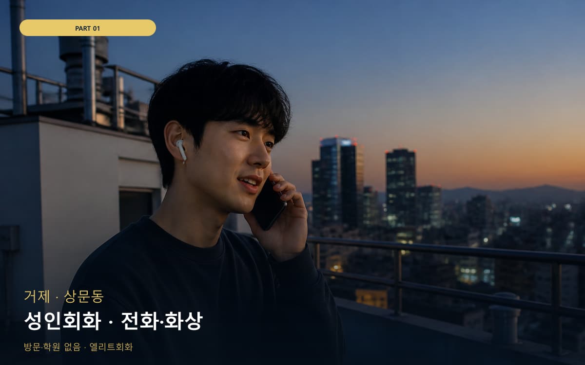 성인회화 · 전화·화상