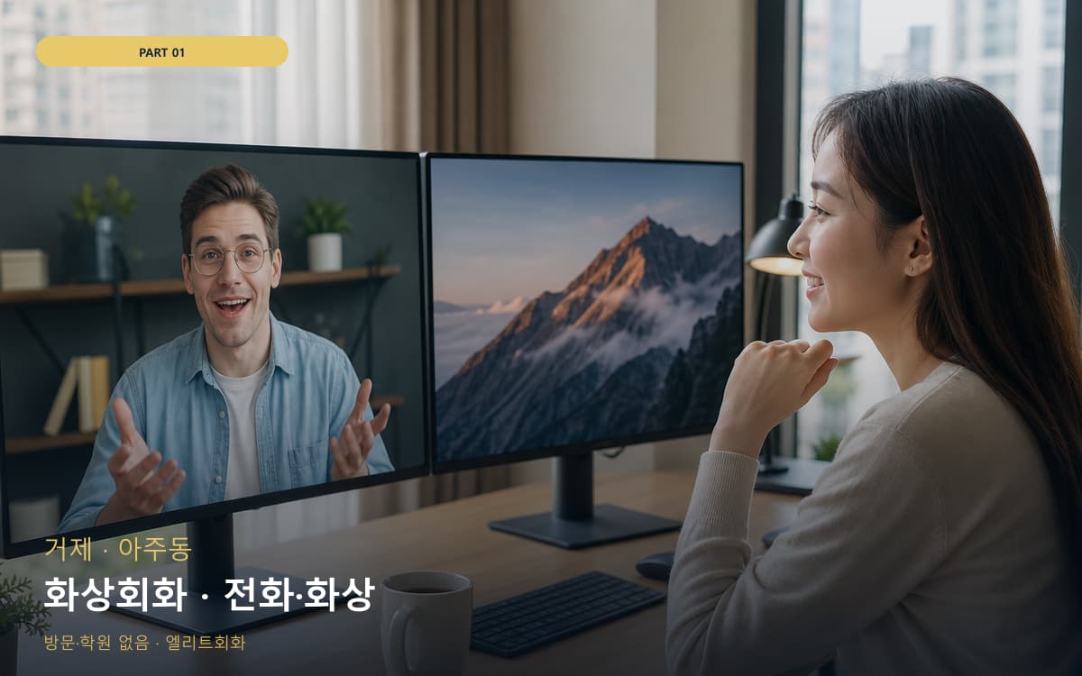 화상회화 · 전화·화상