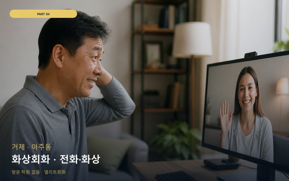 화상회화 · 전화·화상