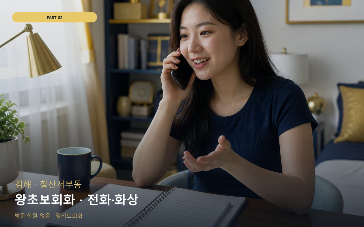 왕초보회화 · 전화·화상
