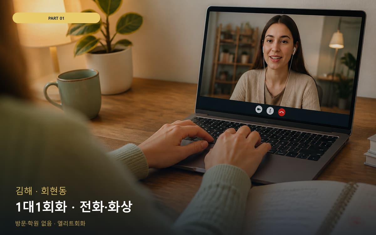 1대1회화 · 전화·화상