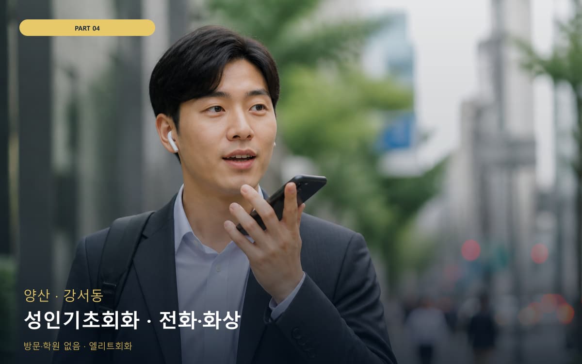 성인기초회화 · 전화·화상