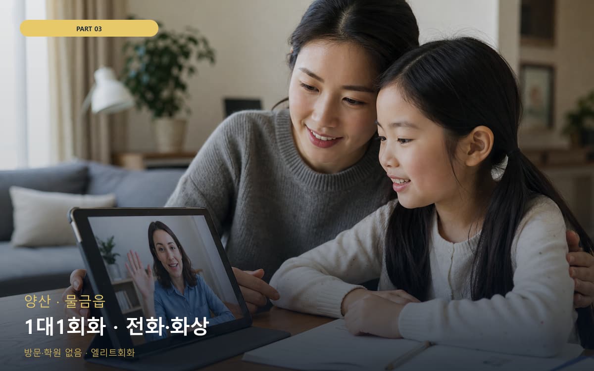 1대1회화 · 전화·화상