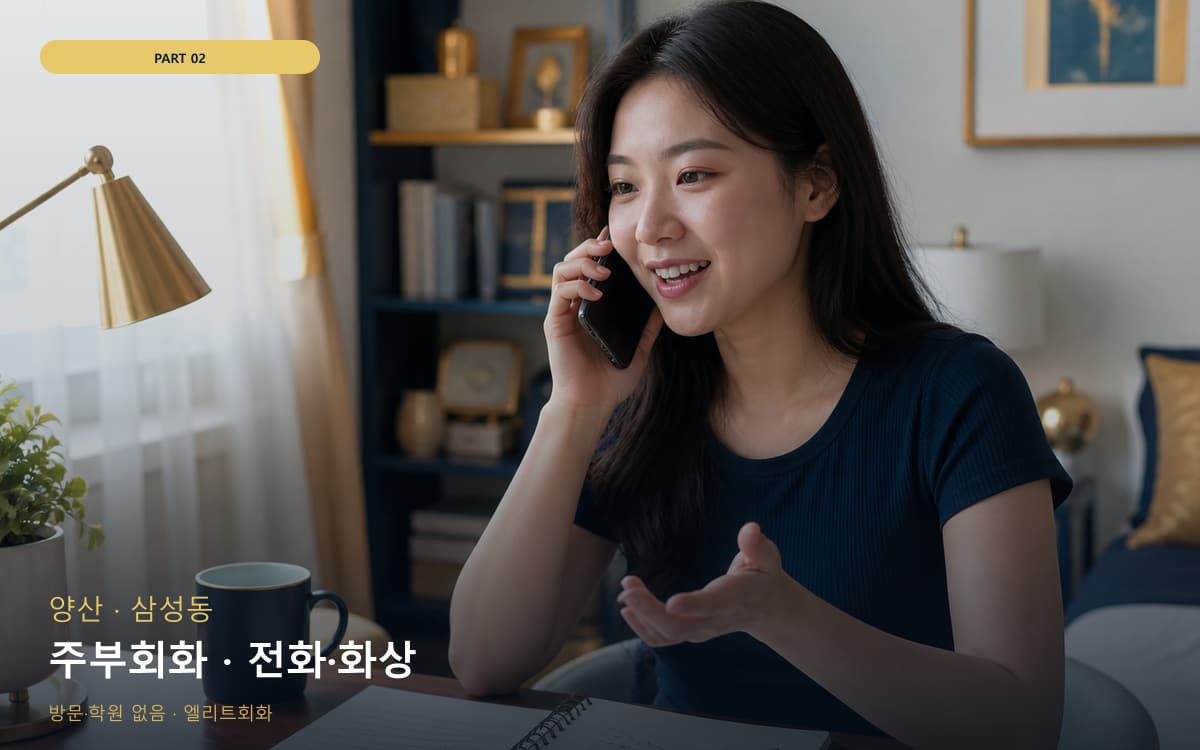 주부회화 · 전화·화상