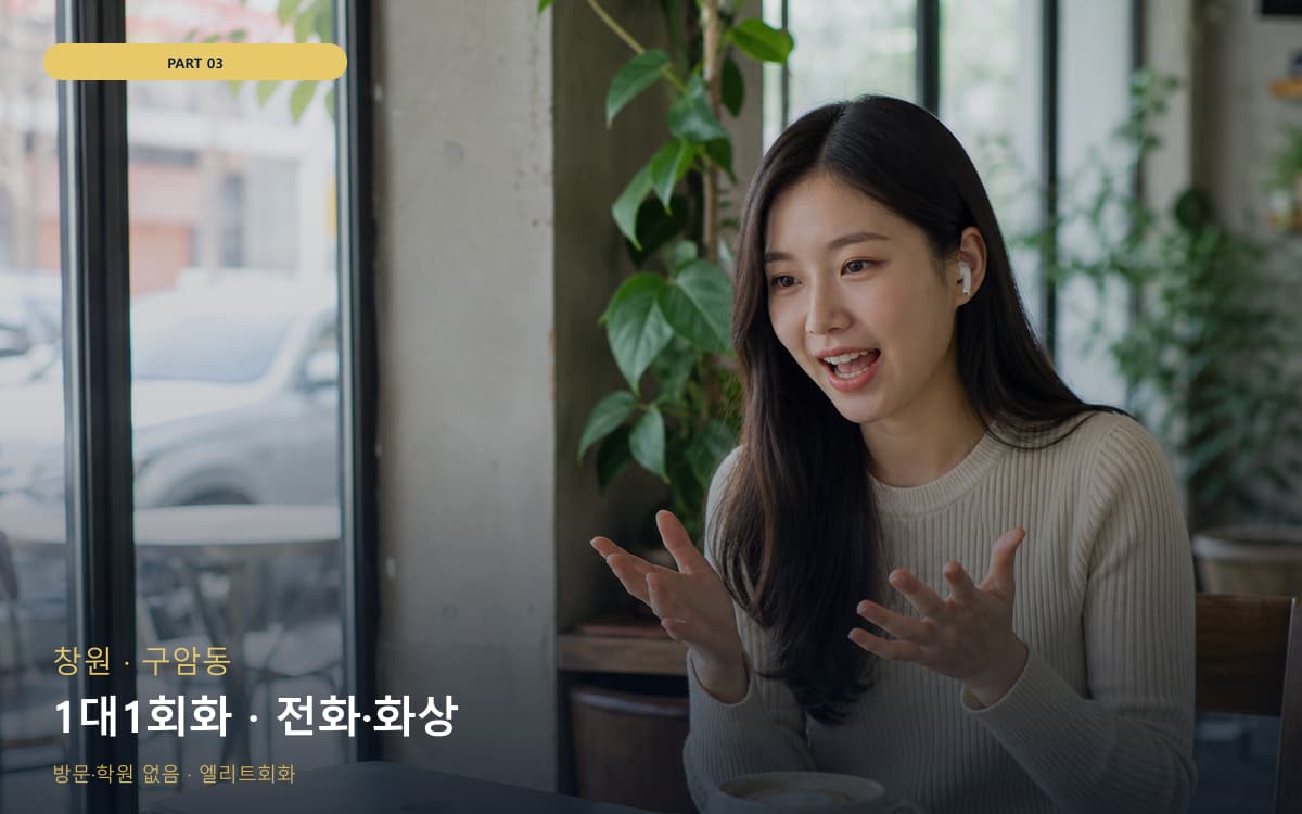 1대1회화 · 전화·화상