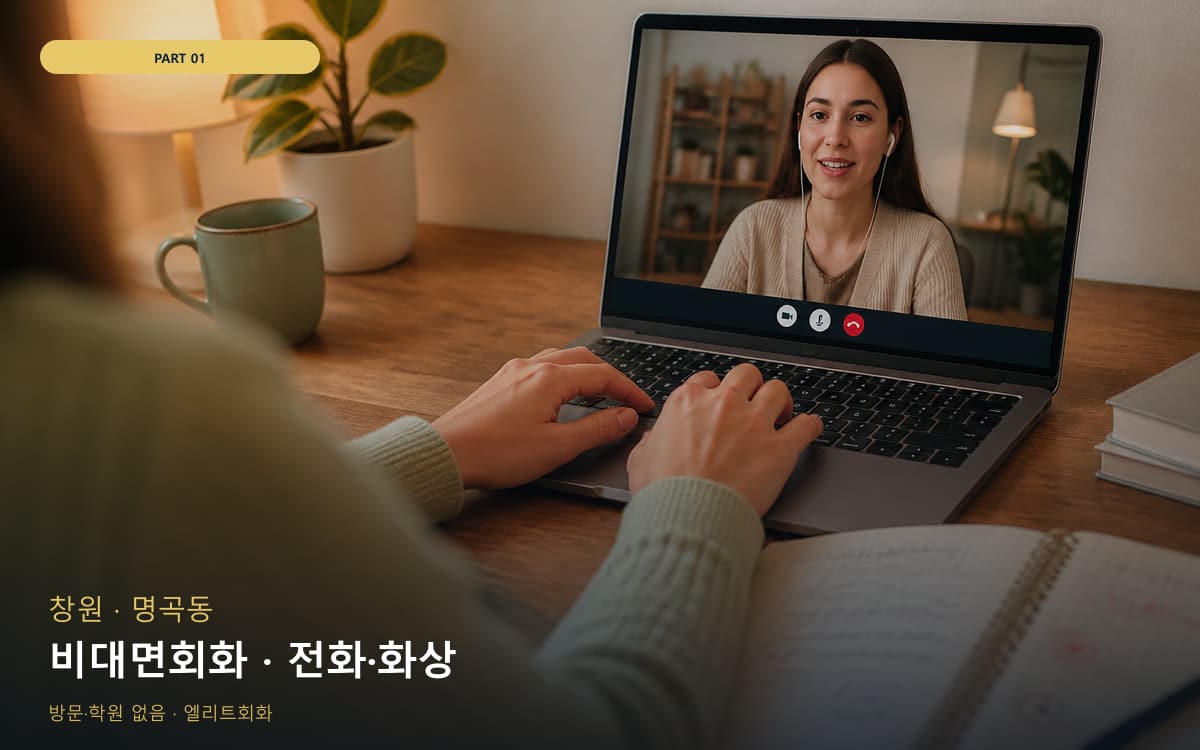 비대면회화 · 전화·화상