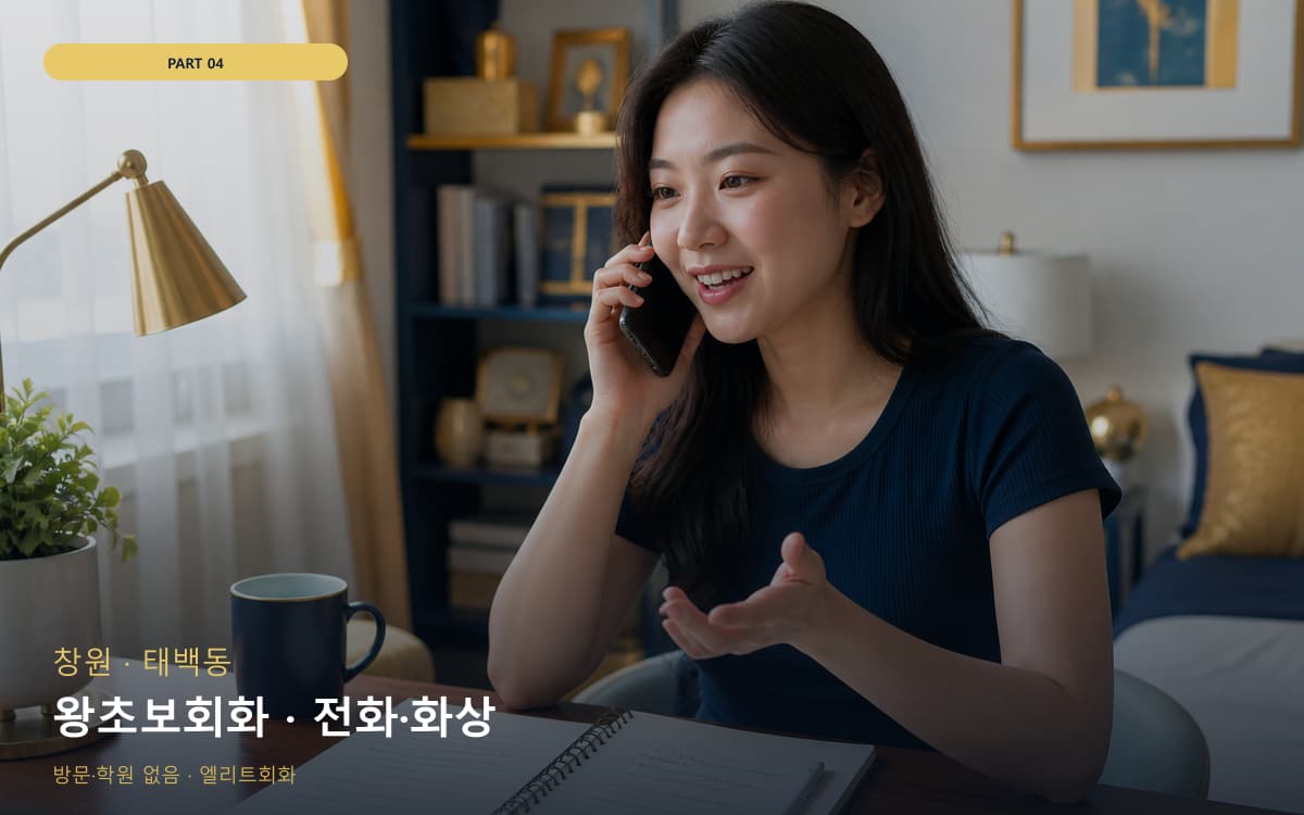 왕초보회화 · 전화·화상