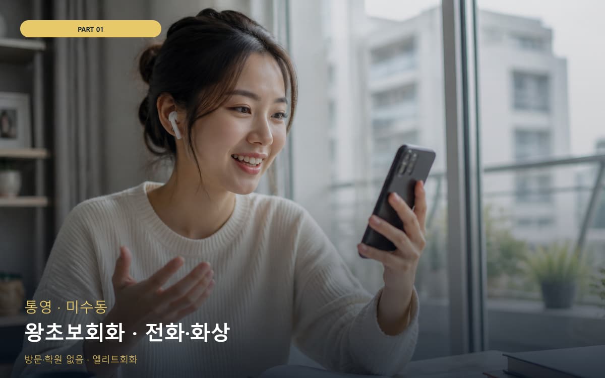 왕초보회화 · 전화·화상