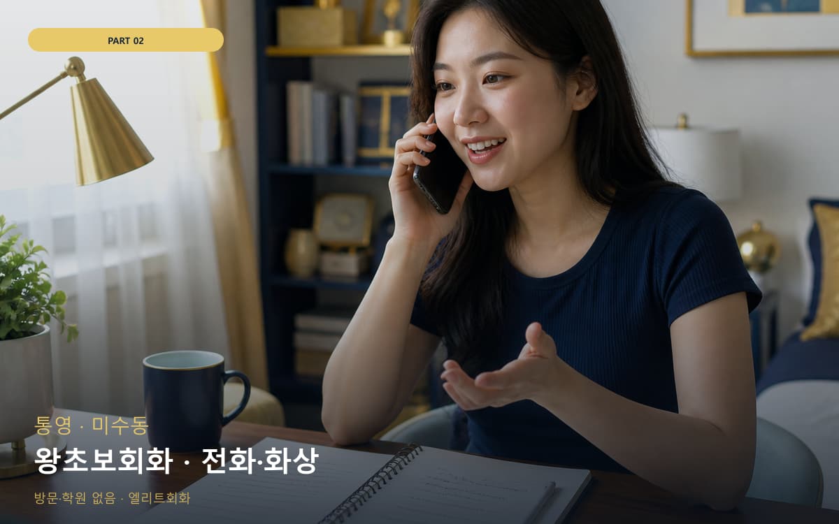 왕초보회화 · 전화·화상