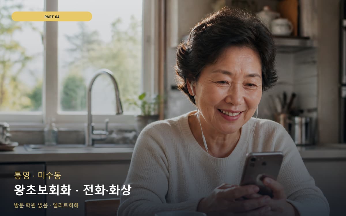 왕초보회화 · 전화·화상