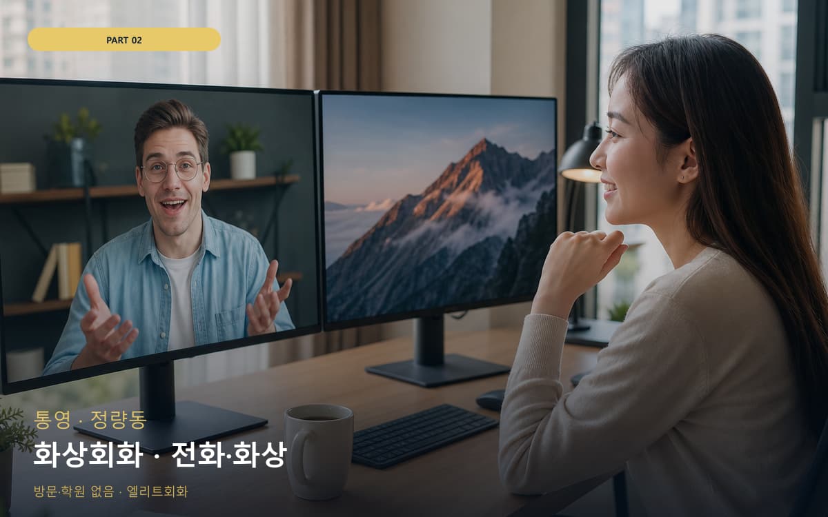 화상회화 · 전화·화상