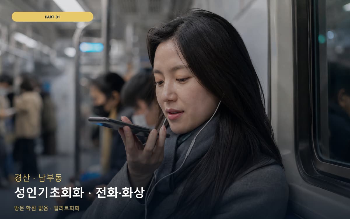 성인기초회화 · 전화·화상