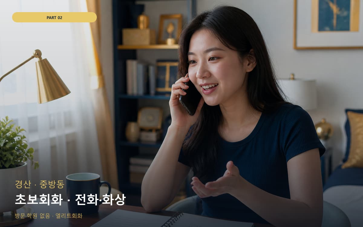 초보회화 · 전화·화상