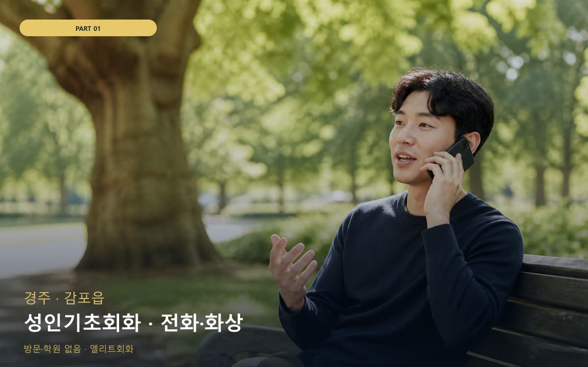 성인기초회화 · 전화·화상
