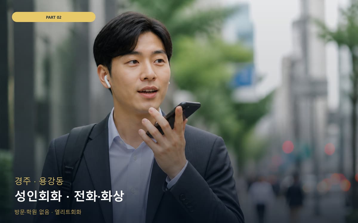 성인회화 · 전화·화상