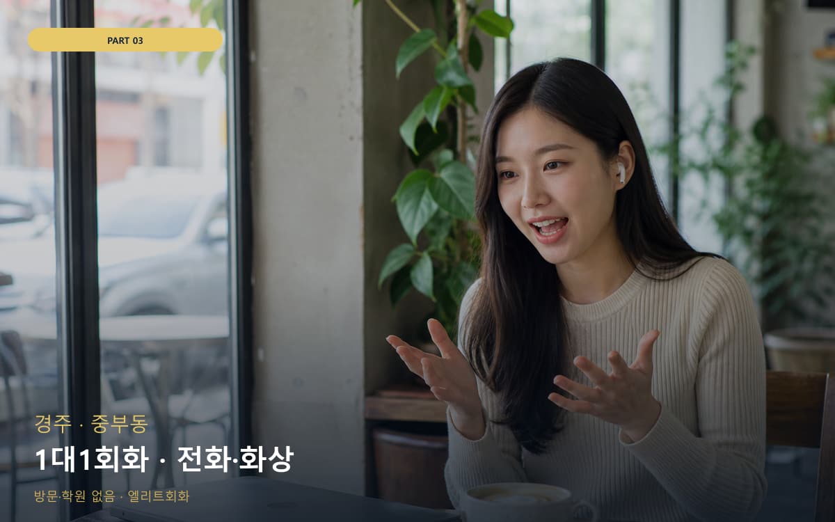 1대1회화 · 전화·화상