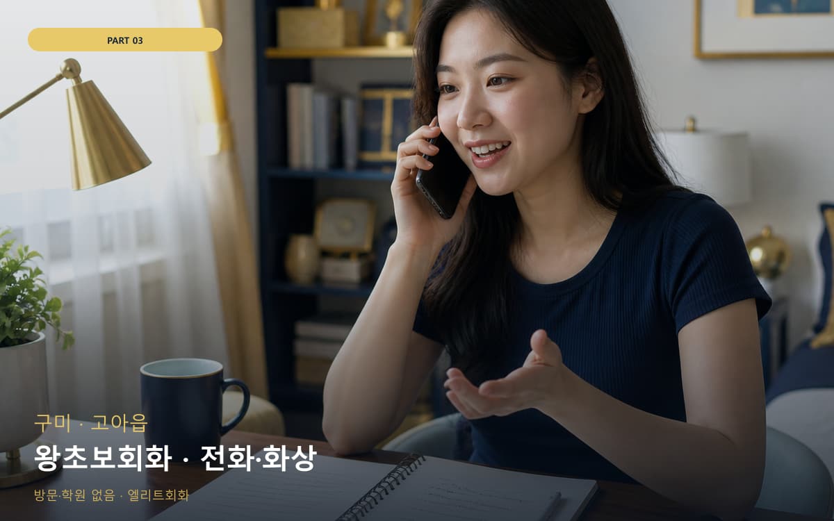 왕초보회화 · 전화·화상