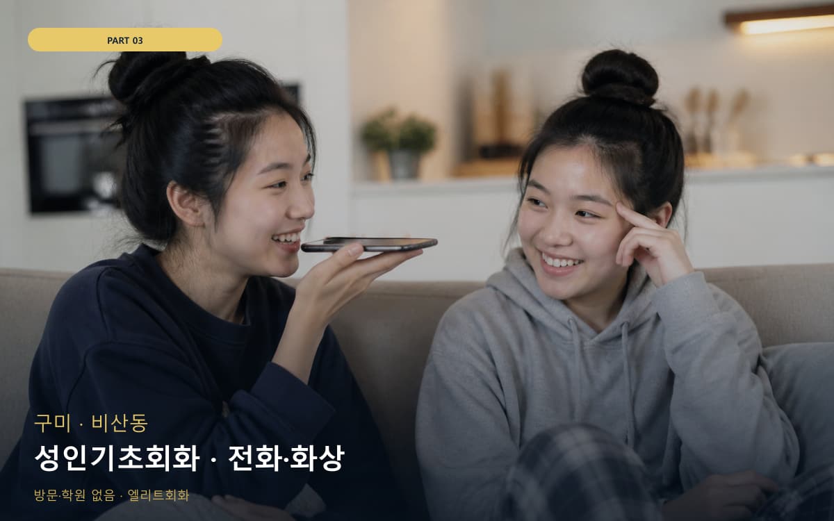 성인기초회화 · 전화·화상