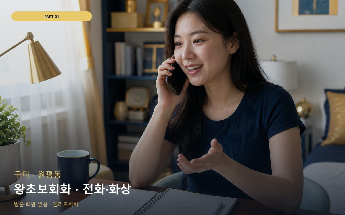 왕초보회화 · 전화·화상