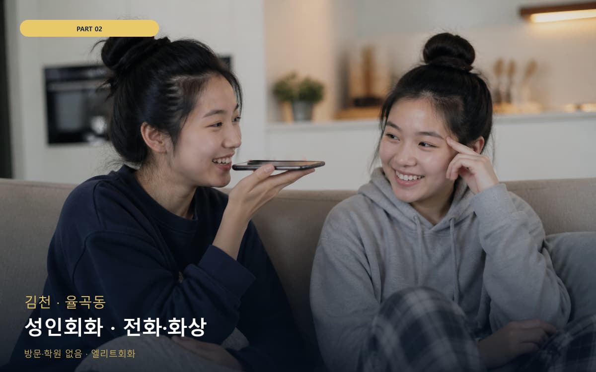 성인회화 · 전화·화상