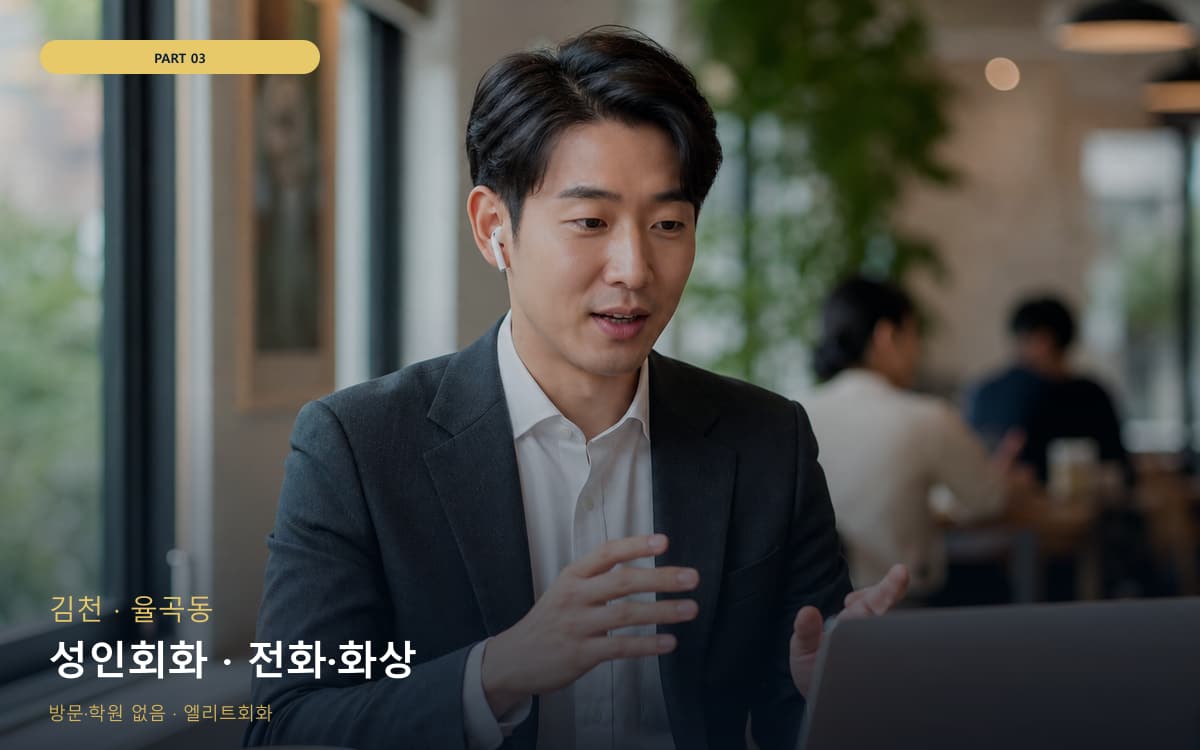 성인회화 · 전화·화상