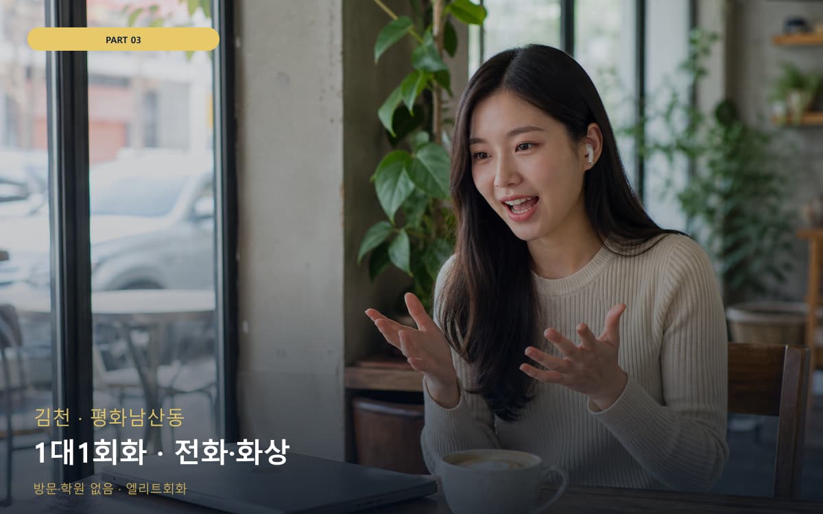 1대1회화 · 전화·화상