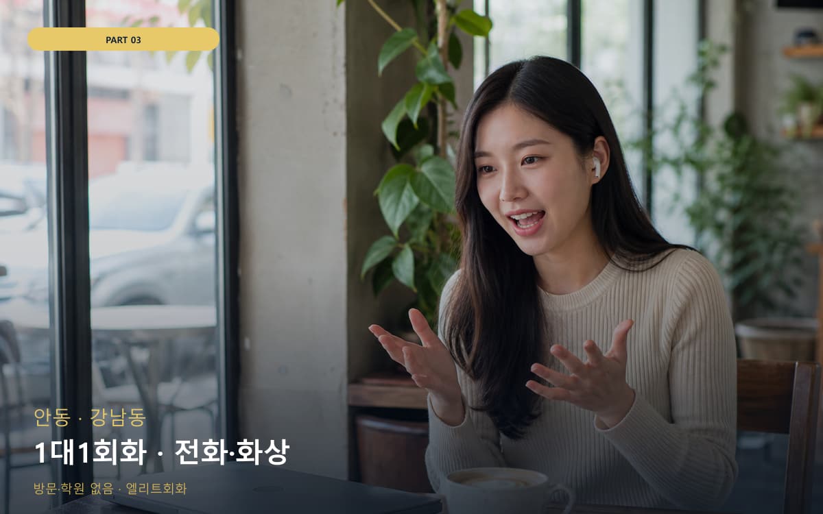 1대1회화 · 전화·화상