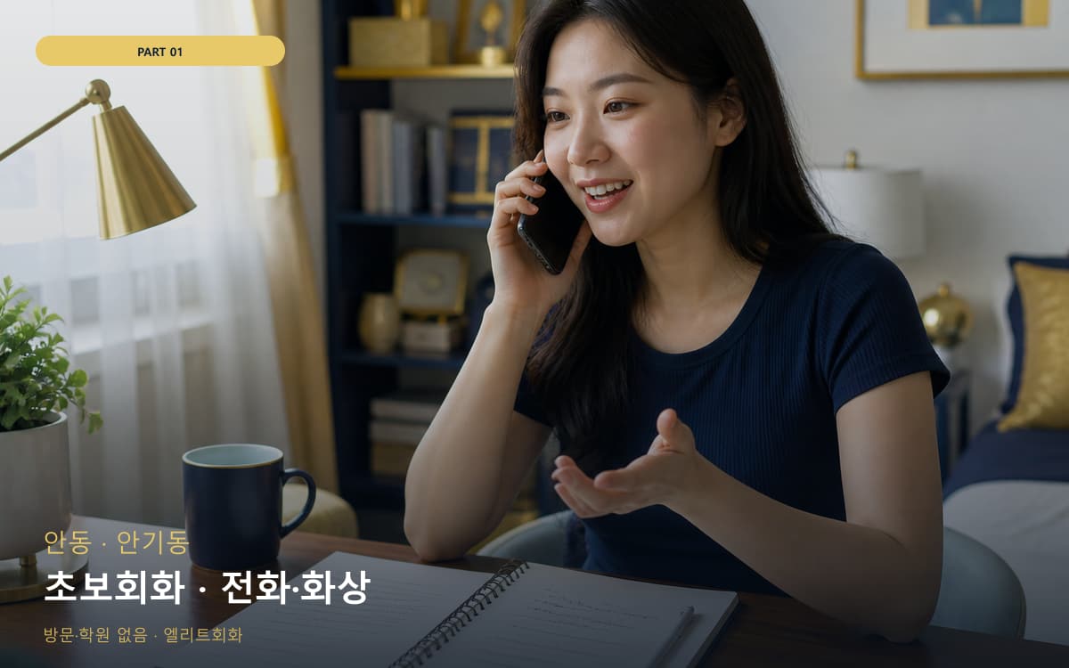 초보회화 · 전화·화상