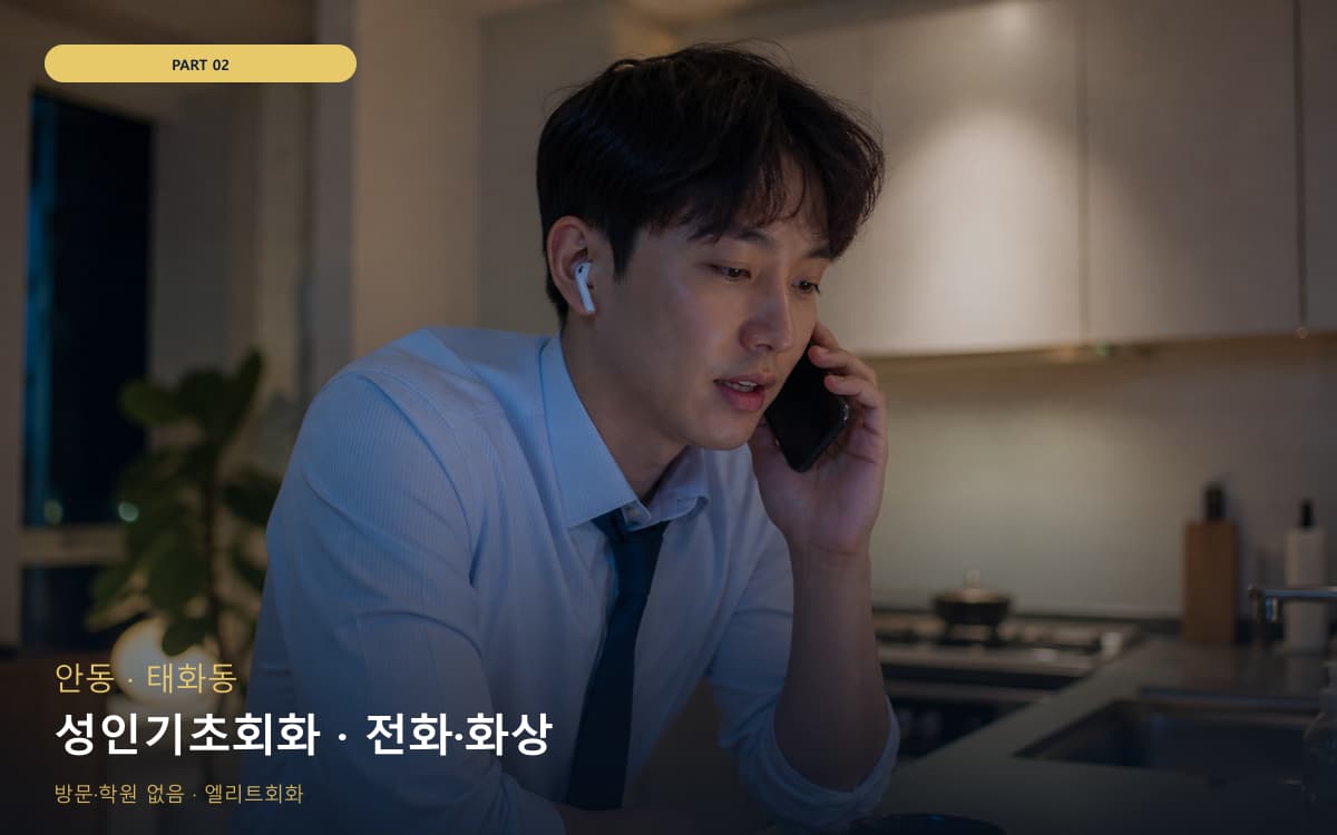 성인기초회화 · 전화·화상