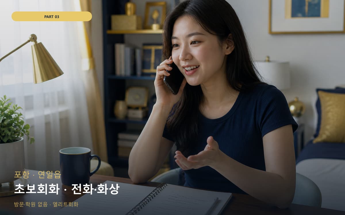 초보회화 · 전화·화상
