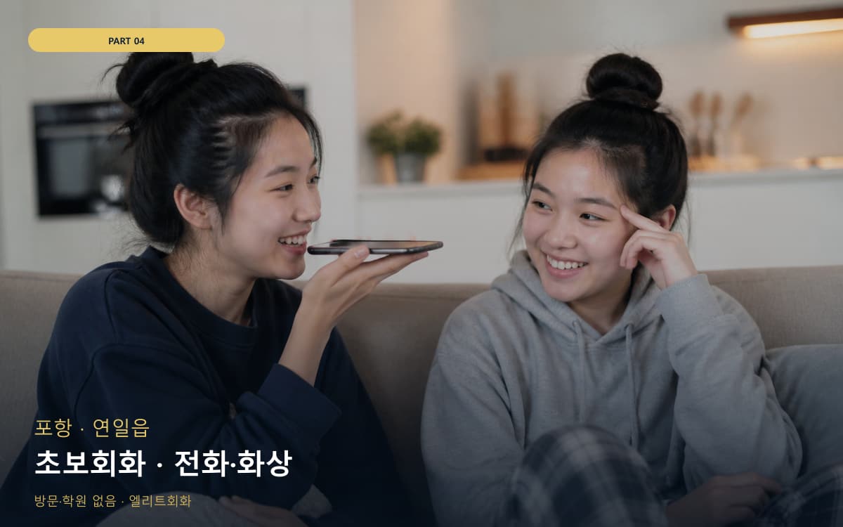 초보회화 · 전화·화상