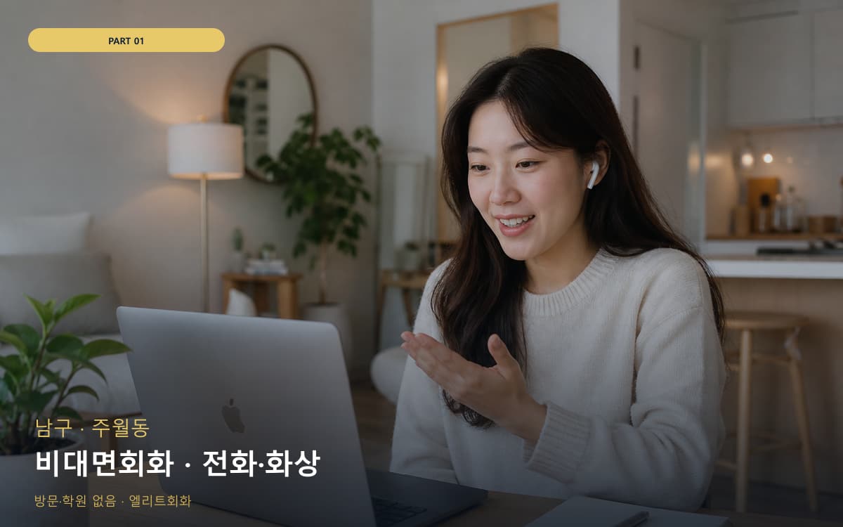 비대면회화 · 전화·화상