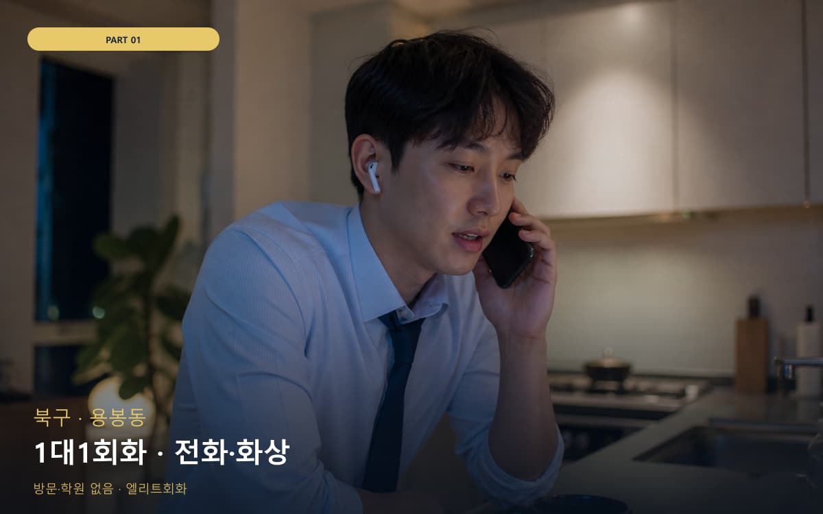 1대1회화 · 전화·화상
