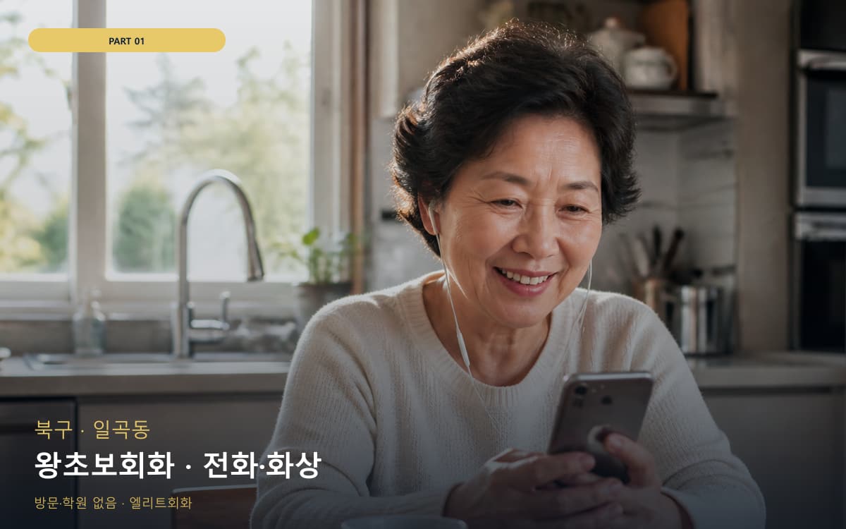 왕초보회화 · 전화·화상