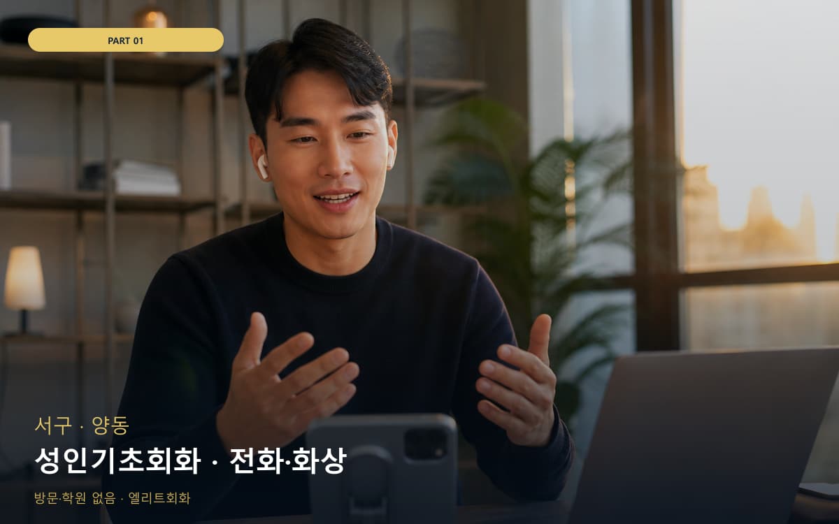 성인기초회화 · 전화·화상