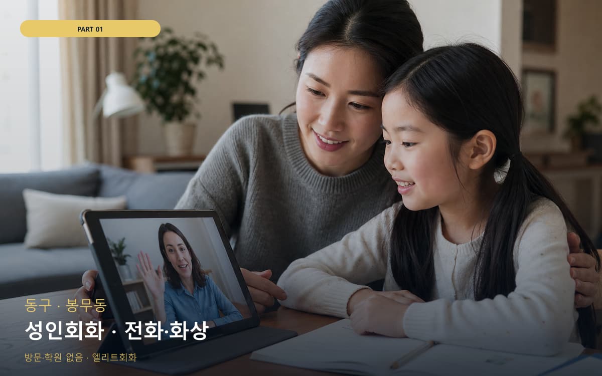 성인회화 · 전화·화상
