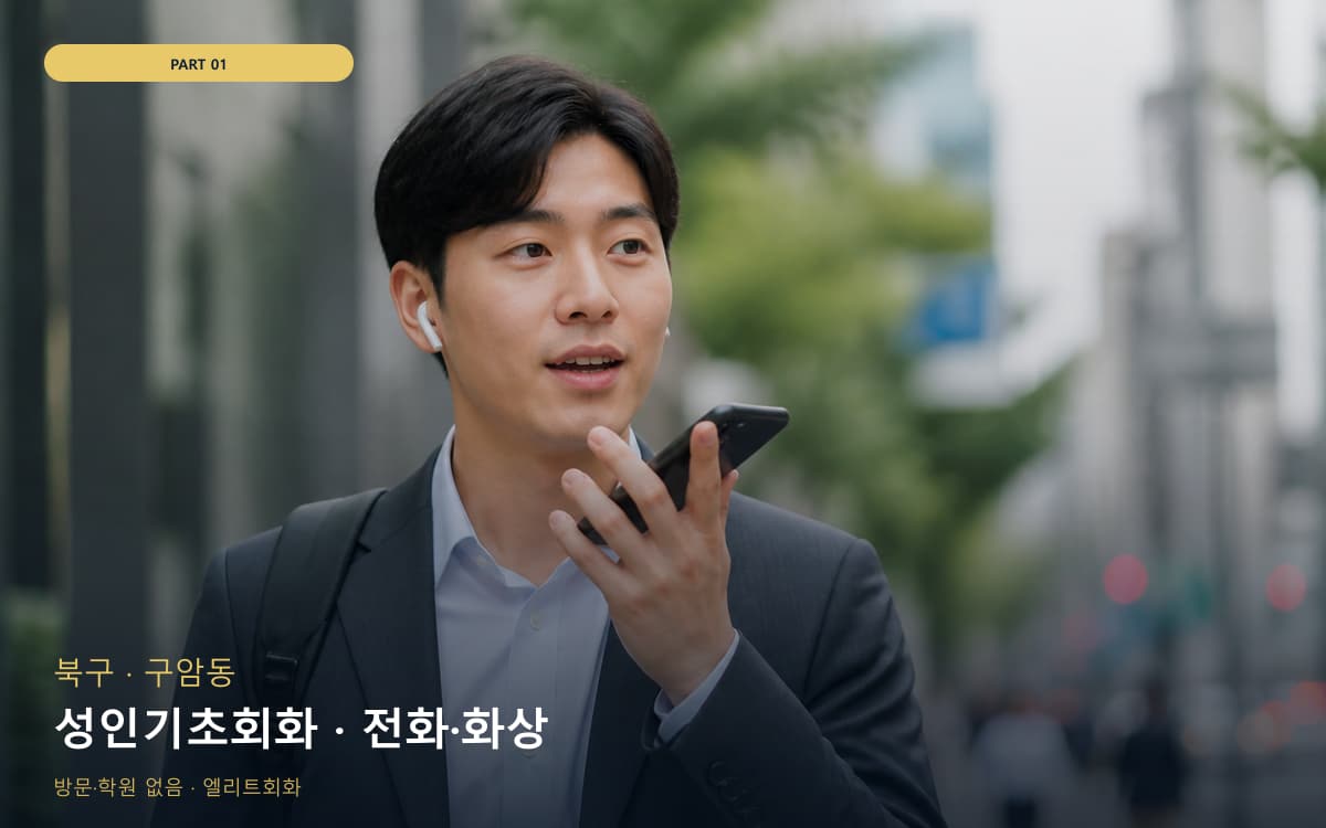 성인기초회화 · 전화·화상